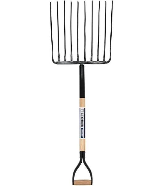 Seymour 10-Tine Forged Ensilage Fork