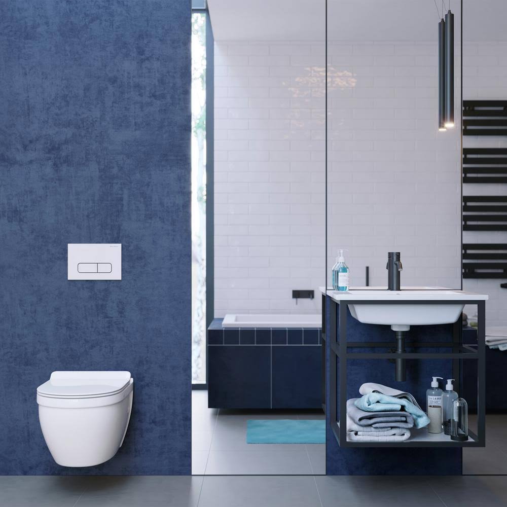 Swiss Madison Ivy SM-WT450 Wall Hung Toilet, Glossy White