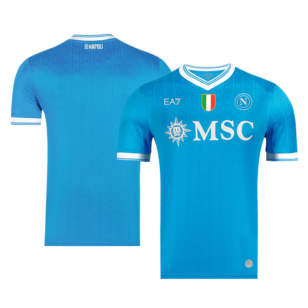 Napoli Home Authentic Soccer Jersey 2025/26