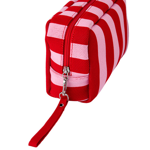 Gina Benotti Damen Kosmetiktasche mit Streifen-Muster