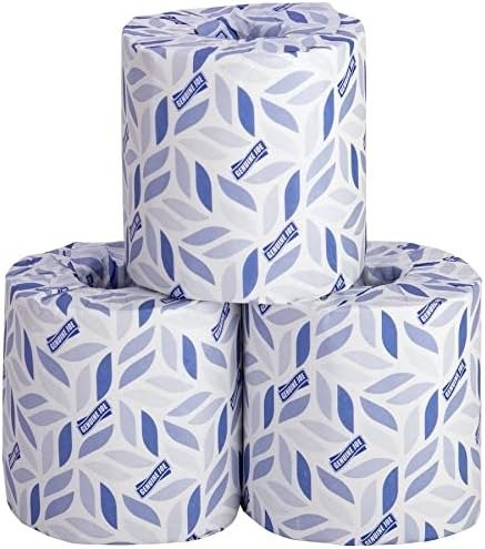 2-Ply Embossed Toilet Paper, 96 Rolls (500 Sheets Per Roll) Septic Safe Bulk Tissue