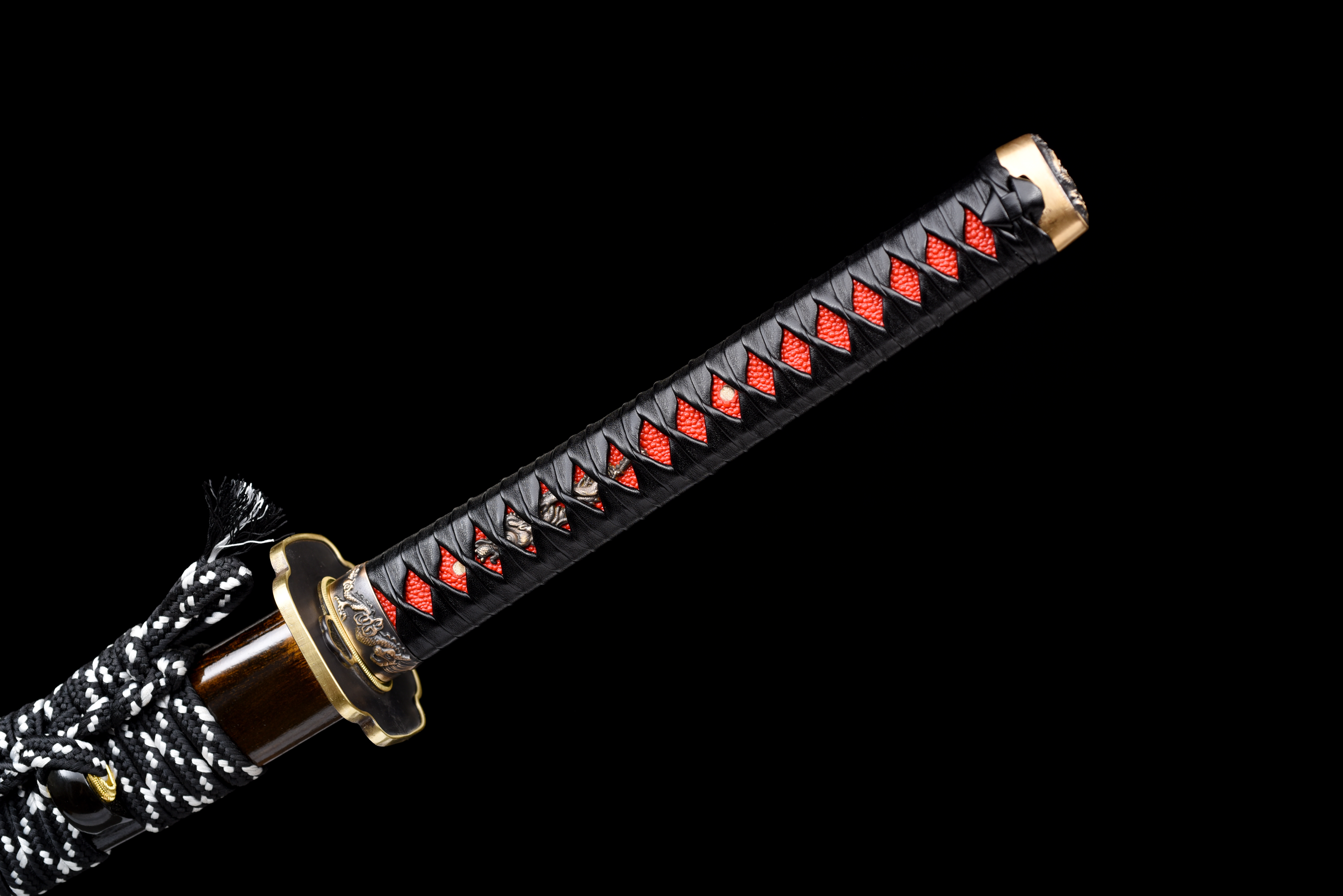 Purple Dragon Katana – High Manganese Steel, Full Tang