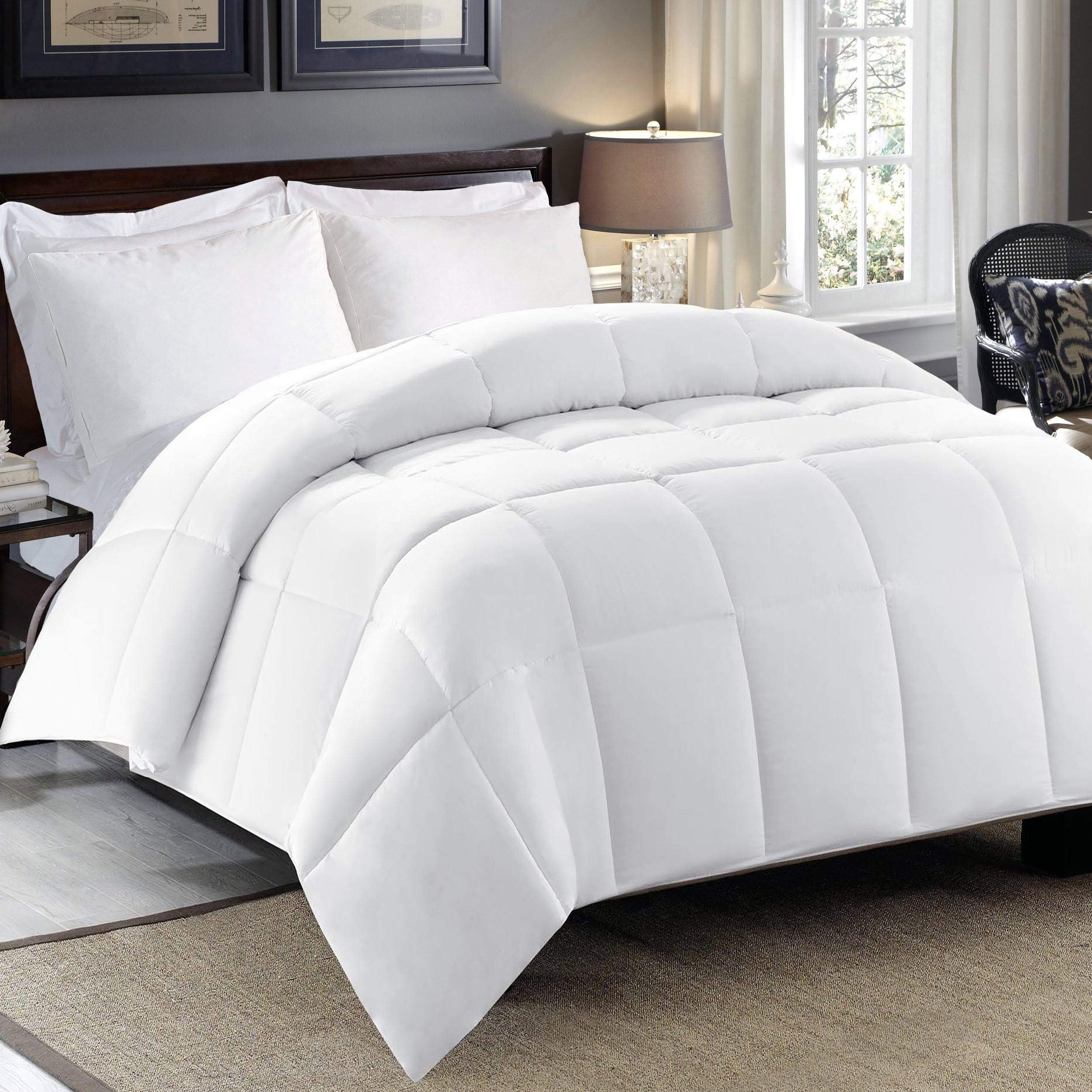 Premium 300 Thread Count Down Alternative Comforter Smoke Blue King