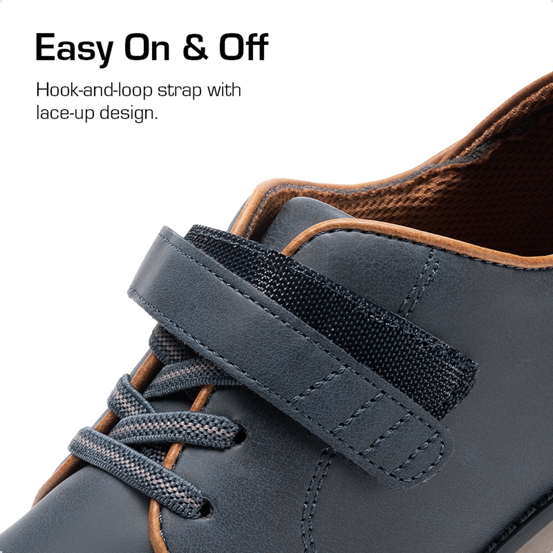 Boys' Anti-Slip Cushioned Leather Sneakers