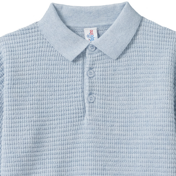 Topolino Jungen Strick-Poloshirt unifarben