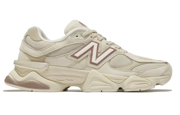 New Balance 9060 ZGC Beige White Casual Running Sneakers
