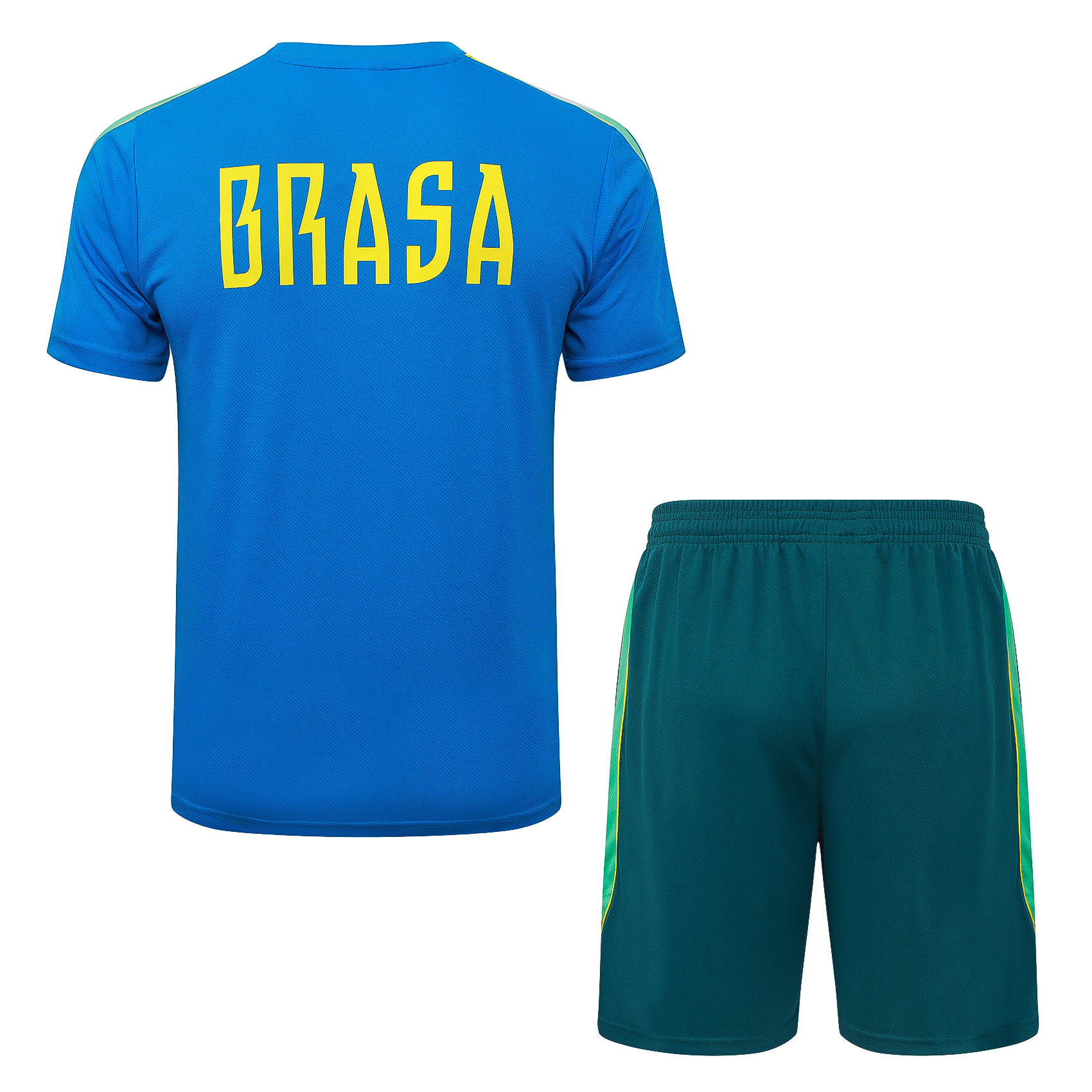 Short Sleeves Brazil 26/27 Training Suit - Blue J26028