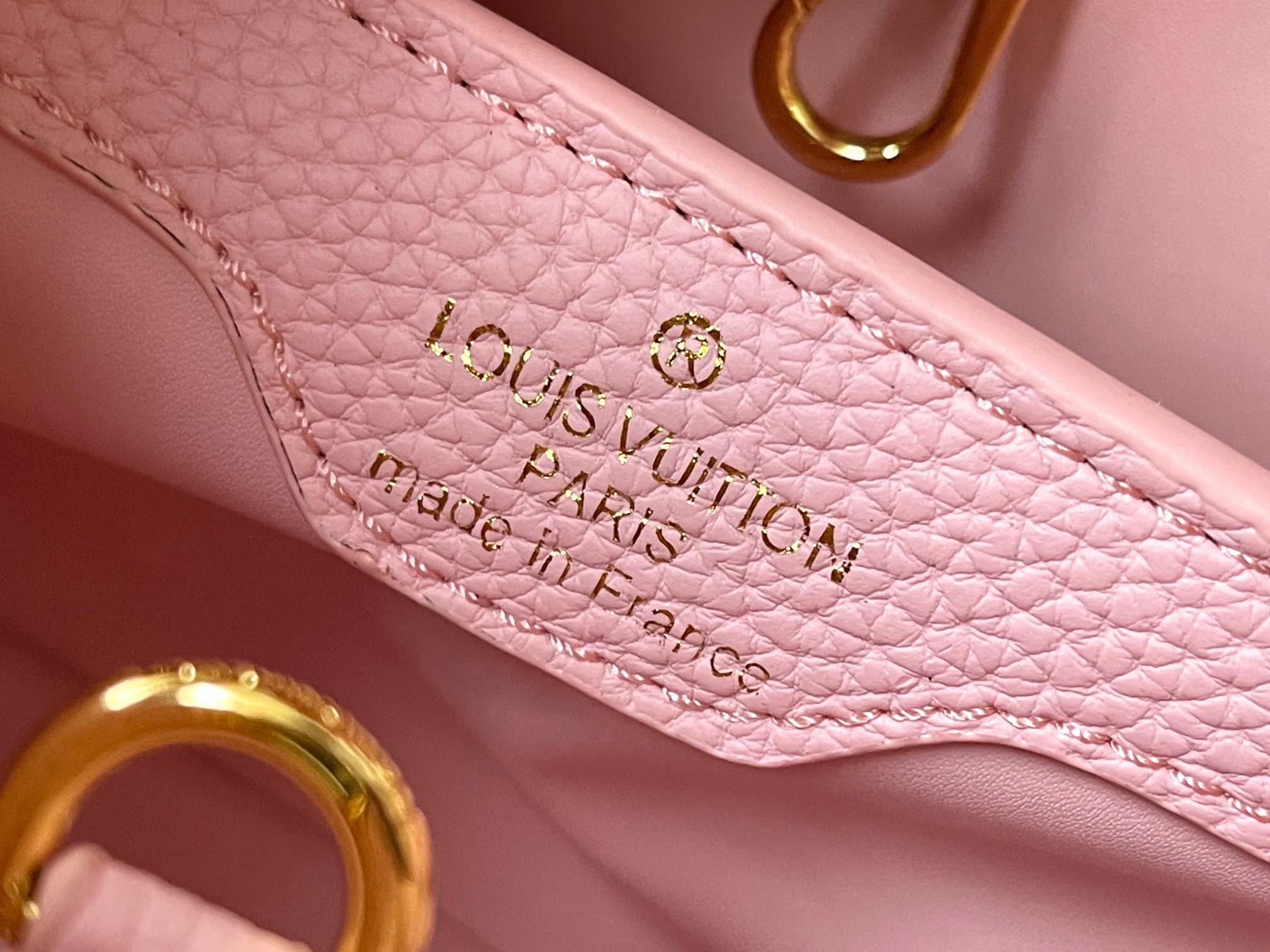 Louis Vuitton Capucines Bb Pink 27Cm M20717