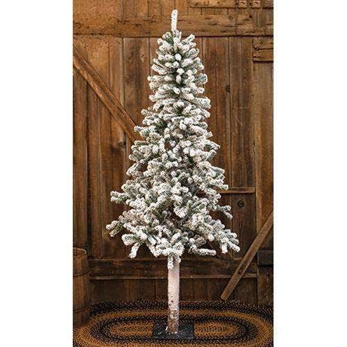 Heavy Flocked Alpine Tree 5ft