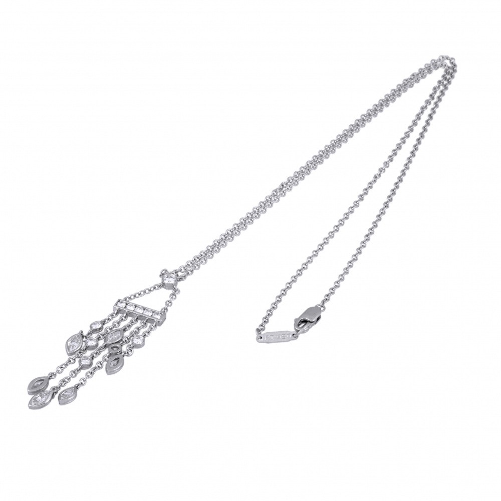 Tiffany & Co. Tiffany Legacy PT950 Necklace Platinum Diamond