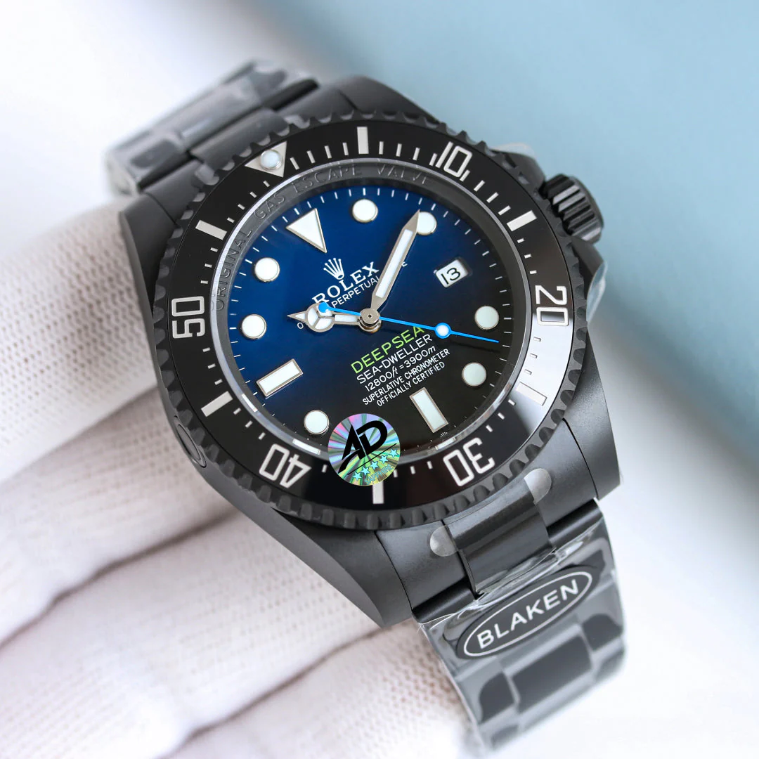 Rolex Sea Dweller Deepsea 44mm Black Blue PVD