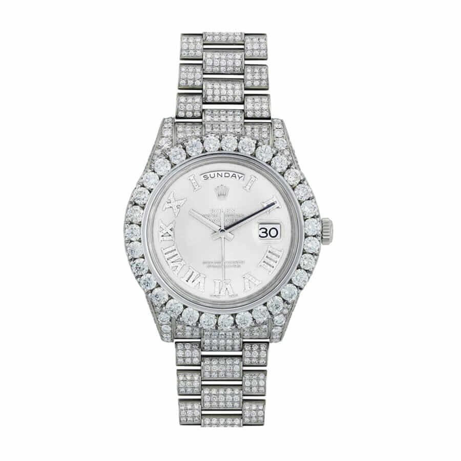 Rolex Day-Date II Diamond-Set Timepiece 218239 True Clone 1:1
