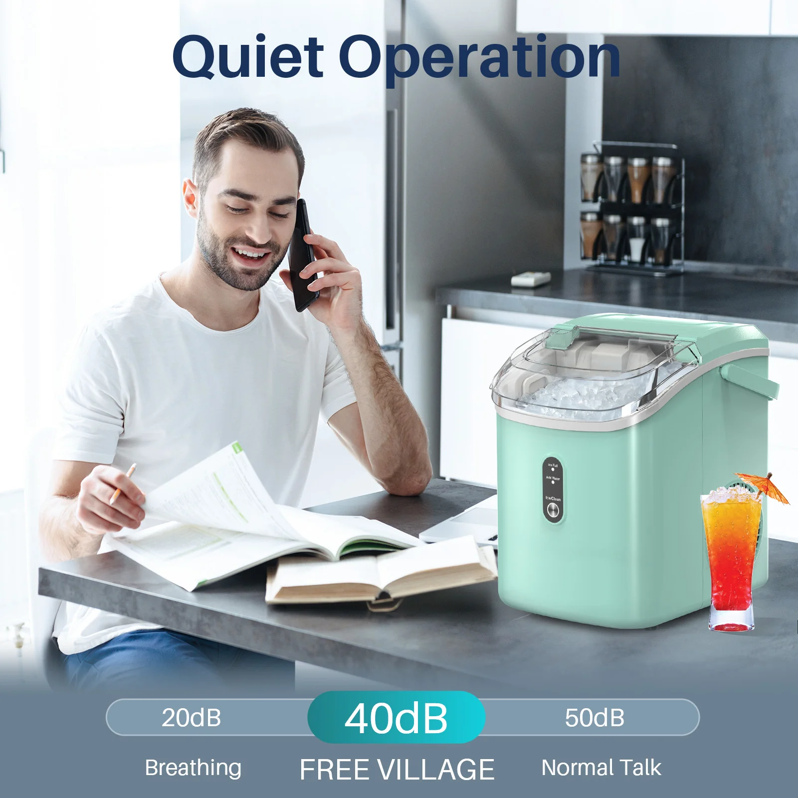 Nugget Pebble Ice Maker Countertop Z5815N