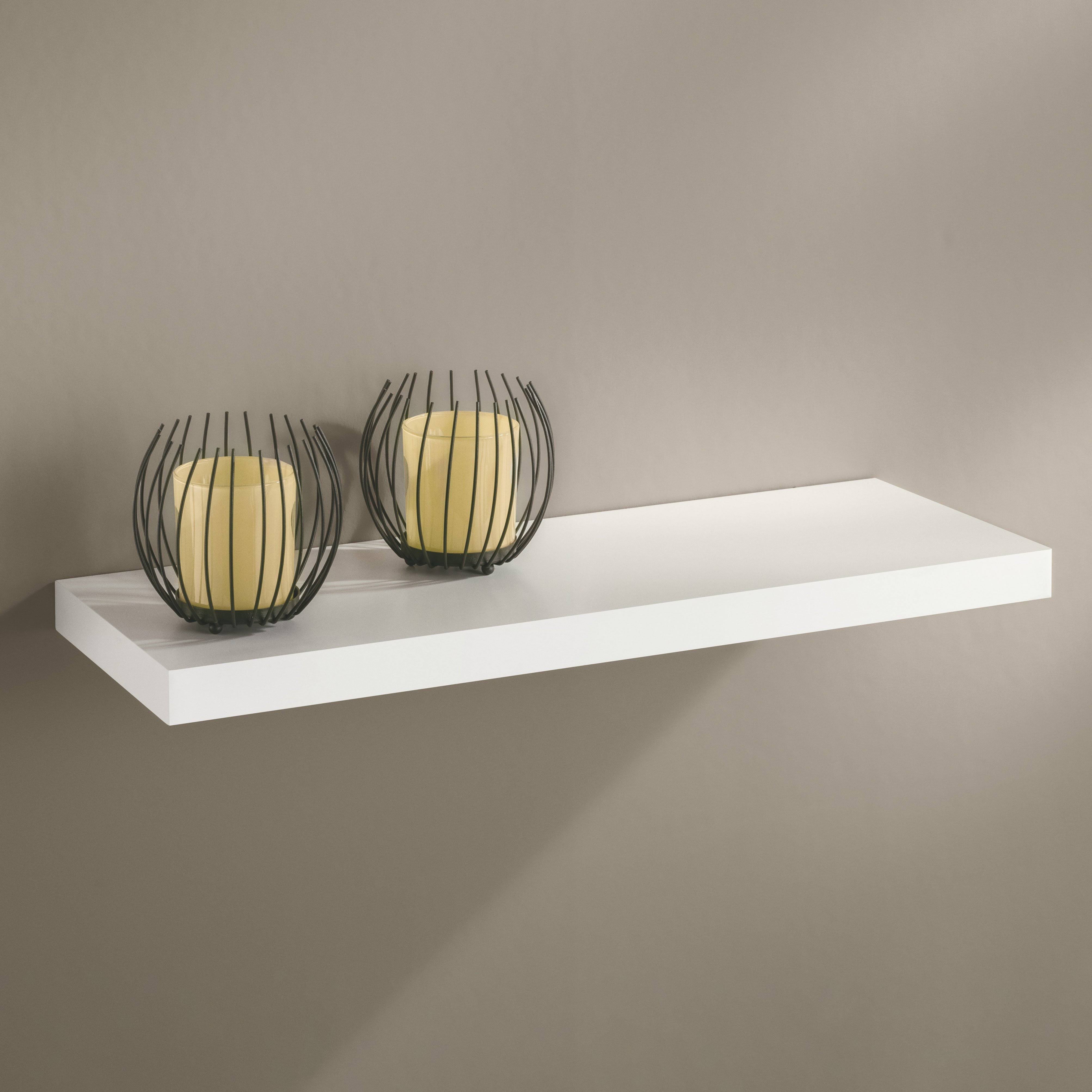 Big Boy Basic Floating Shelf | Shelf u0026 Co. Silver / 35.5 x 8 x 1.5 in