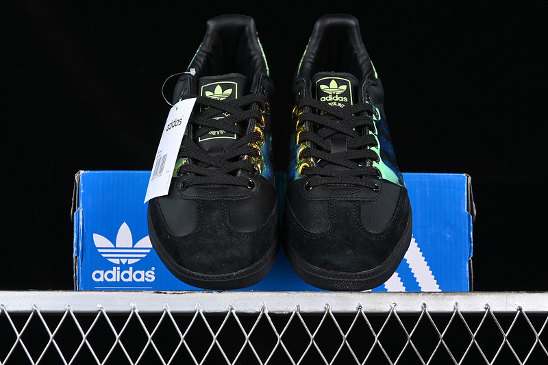 Adidas Wales Bonner Samba Gold/Black/Blue GX1025