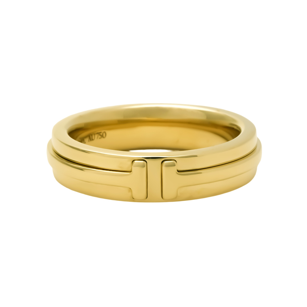 Tiffany & Co. Tiffany T Two Ring 18K Yellow Gold