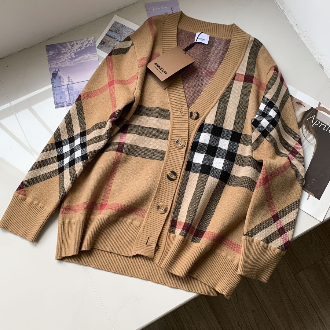 Burberry 23ss Long sleeved sweater jacket - cnluxepick