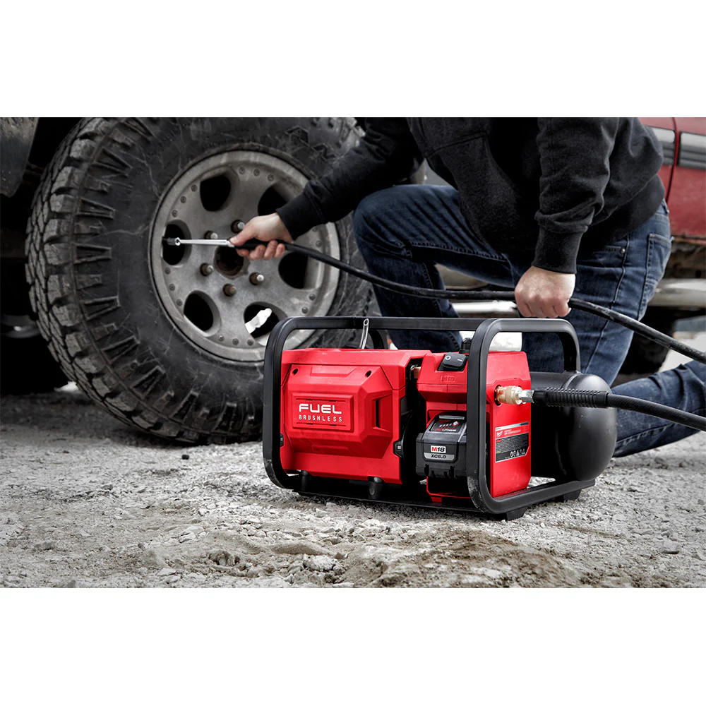 2026 Milwaukee 2840-20 M18 FUEL 18V 2 Gallon Quiet Air Compressor - Bare Tool