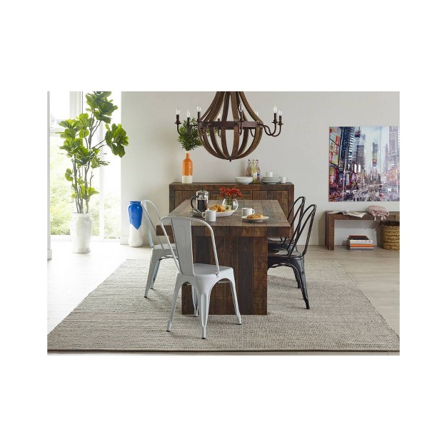 Beryl Junction Dining Bench Large Light Brown Alder Bay