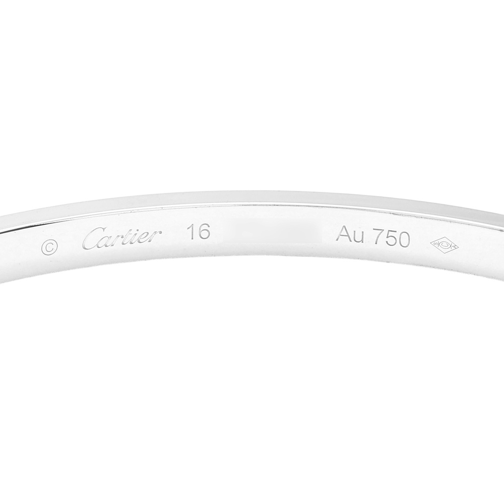 Cartier Love Bracelet 18K White Gold Diamond N6726500