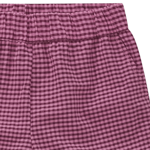 Jonas Nielsen Mädchen Seersucker-Shorts mit Stickerei