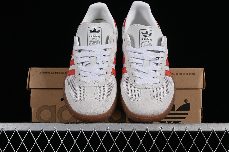 Adidas Samba Og Crystal White/Preloved Red/Gum IG1380