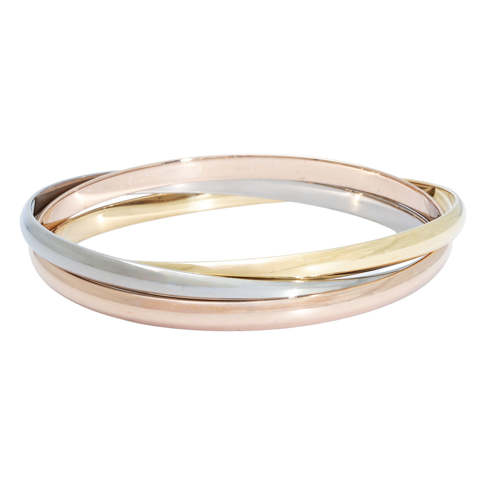 Cartier Trinity Bracelet Tri-Gold