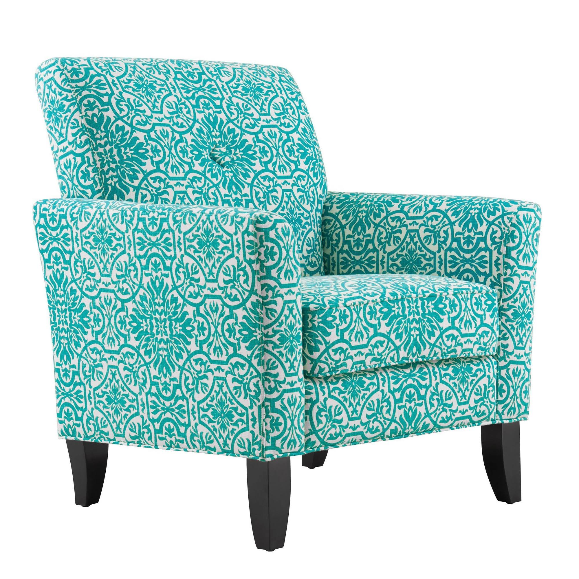 Handy Living Adrian Arm Chair - Turquoise