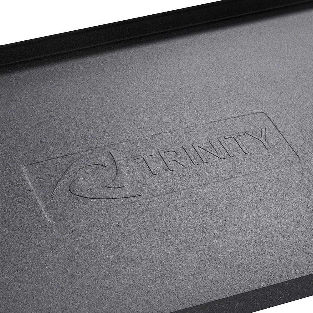 TRINITY | 80 Quart Stainless Steel Cooler | w/ Shelf - Stainless Steel, Black