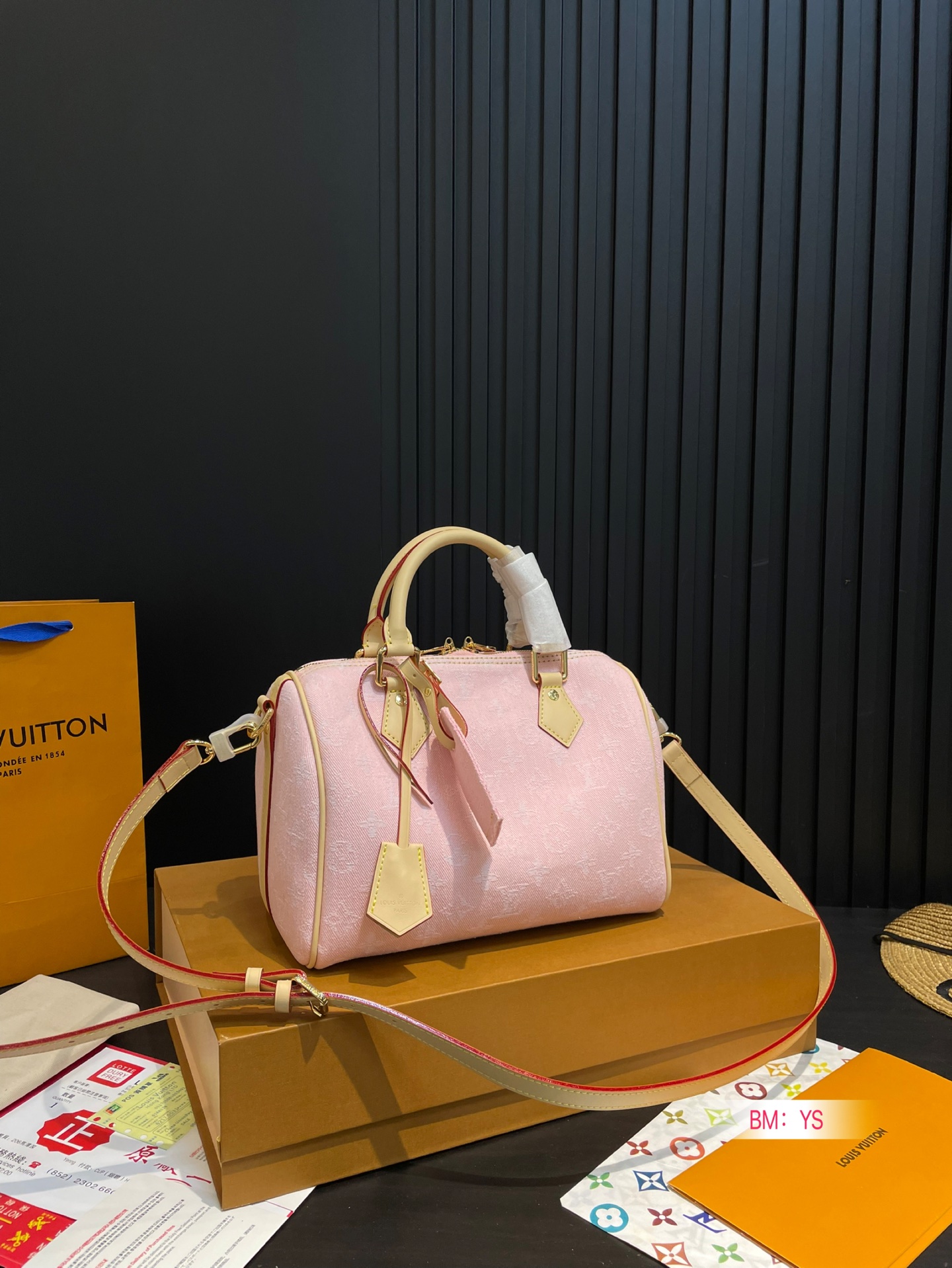 LV denim pillow bag - cnluxepick