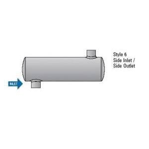 Donaldson M065074 - Muffler, Round Style 6