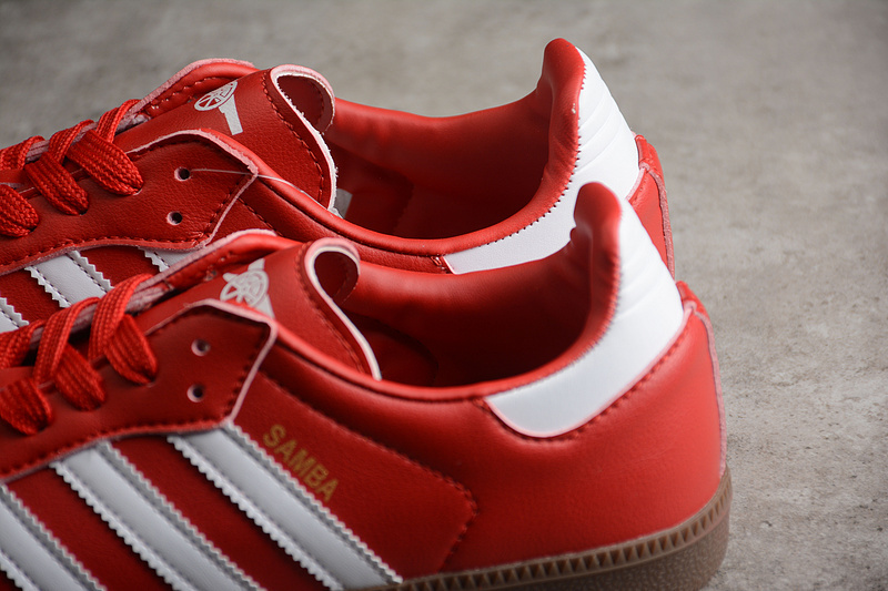 Adidas Samba Arsenal Shoes Team Power Red 2/Cloud White/Gum HQ7033