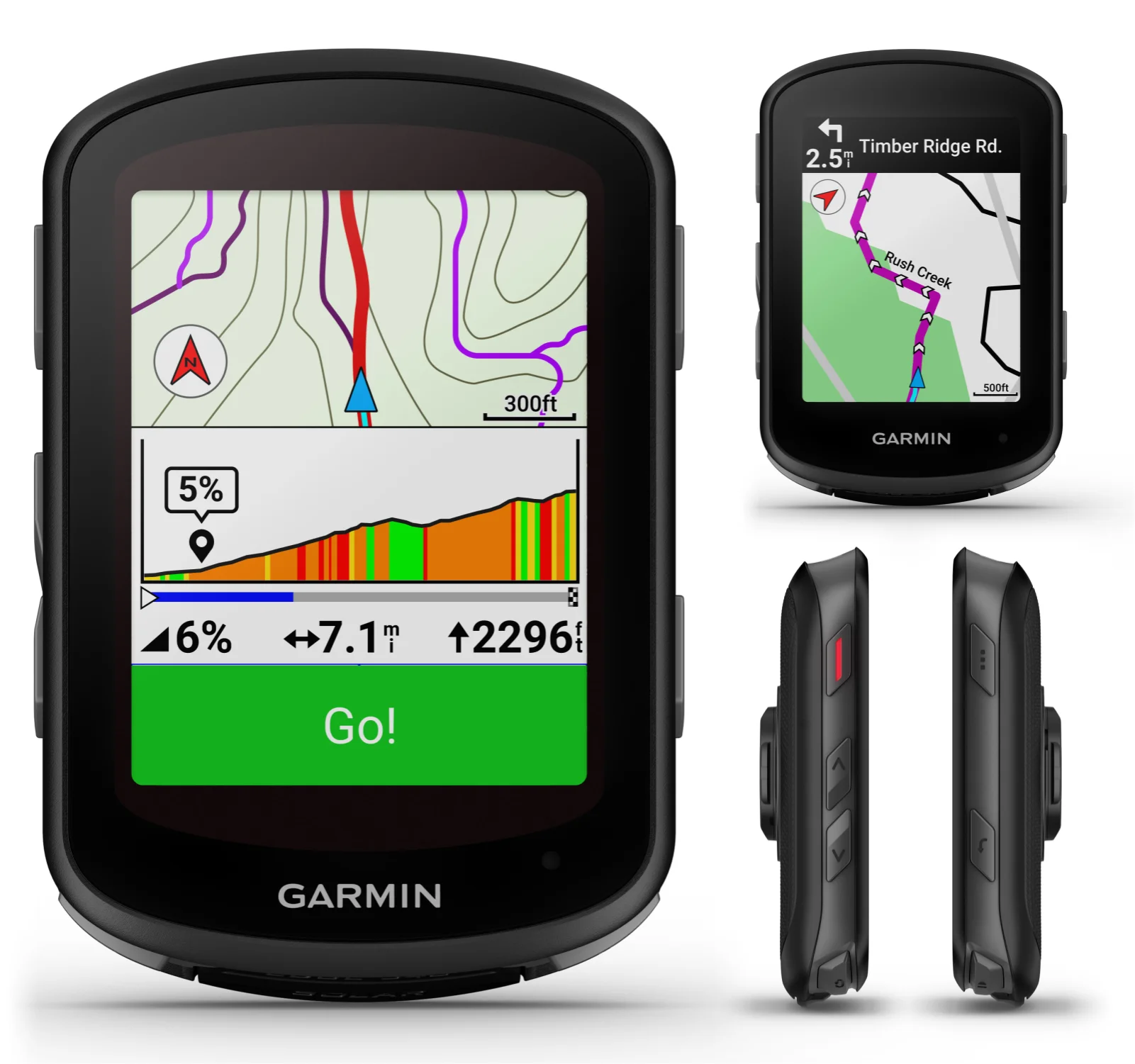 Garmin Edge 540 GPS Cycling Computer, Button Controls, Advanced Navigation with Wearable4U Power Bank Bundle