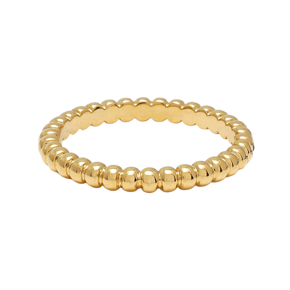 Van Cleef & Arpels Perlet Gold Pearl Ring 18K Yellow Gold VCARN95Q00