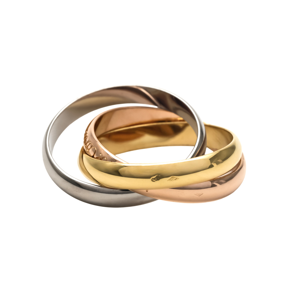 Cartier Trinity Ring Tri-Gold
