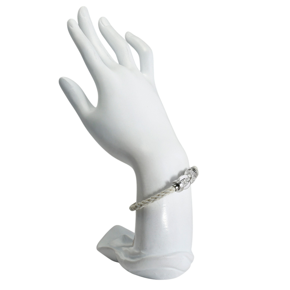 FRED Chance Amphini Lm Bracelet 18K White Gold Diamond 0B0100-6B0160