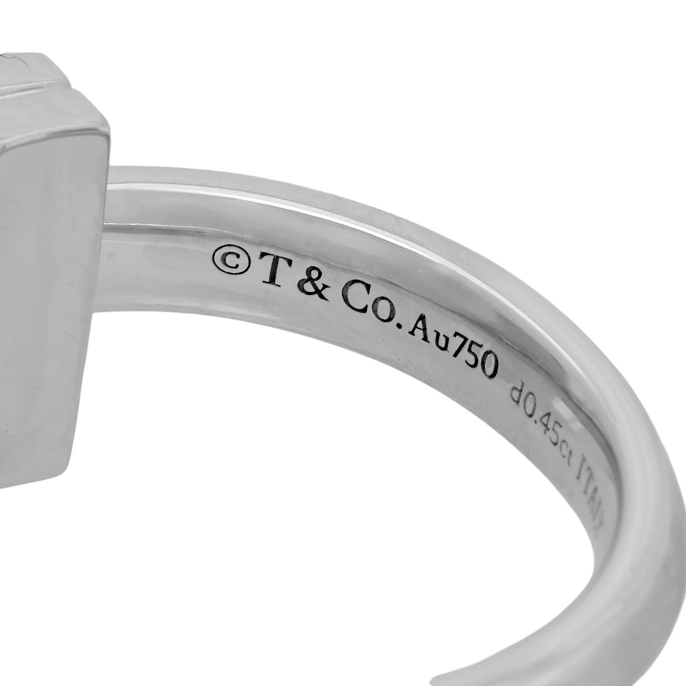 Tiffany & Co. Tiffany T Ring 18K White Gold Diamond 73125987
