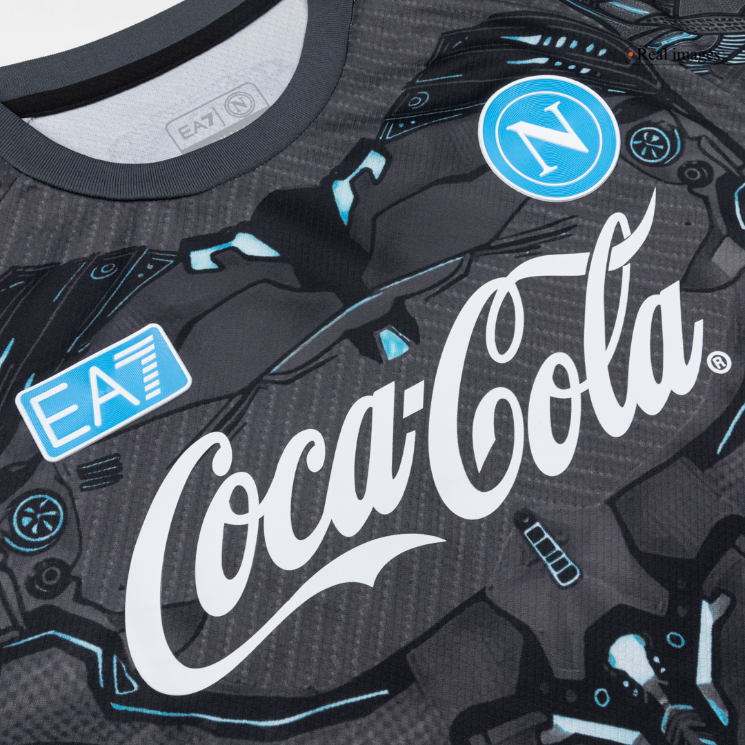 Napoli Pre-Match Soccer Jersey 2025/26 Black
