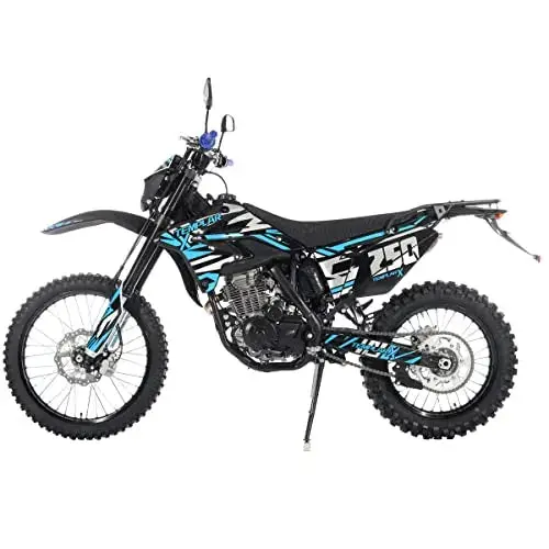 X-PRO Templar X 250cc Pit Bike – 6-Speed Gas-Powered Off-Road Dirt Bike with Zongshen Engine