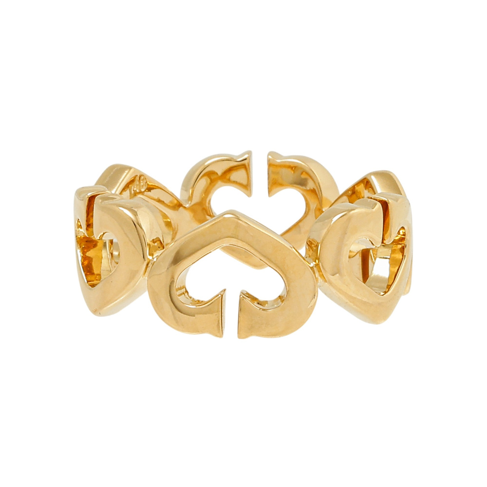 Cartier C Heart Ring 18K Yellow Gold B4041400