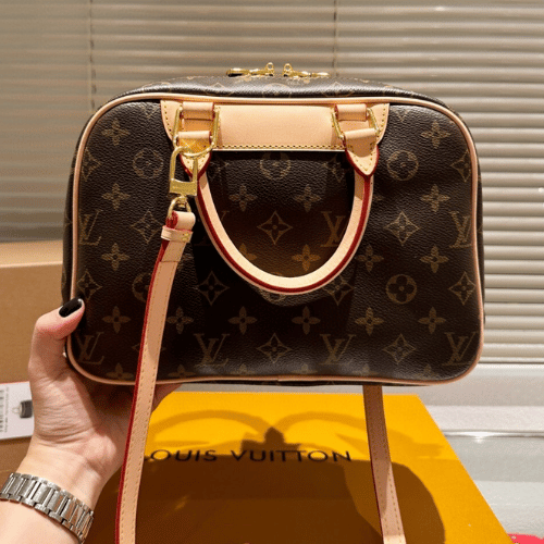 Louis Vuitton Deauville BB Monogram Brown 11 Inches
