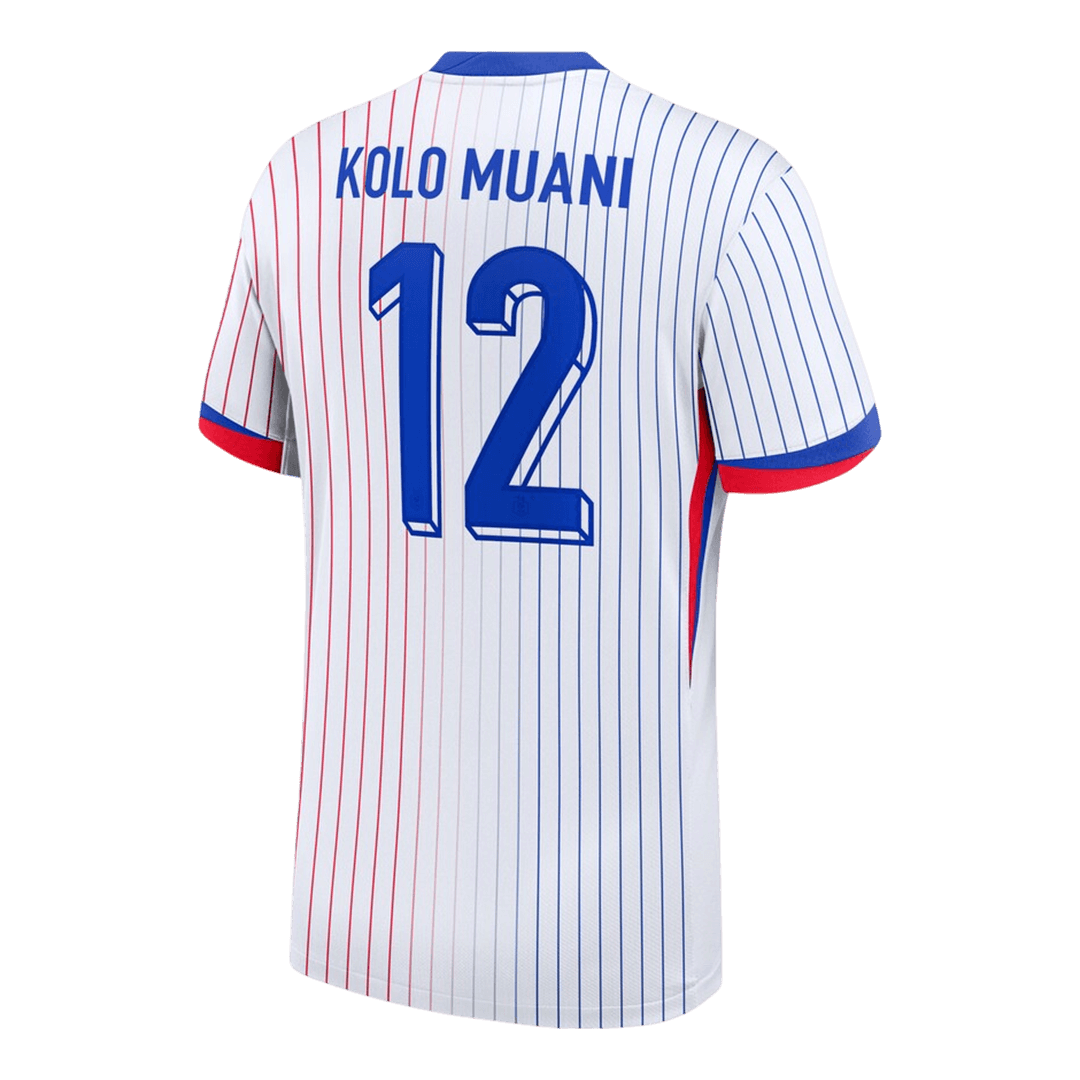 KOLO MUANI #12 France Away Soccer Jersey