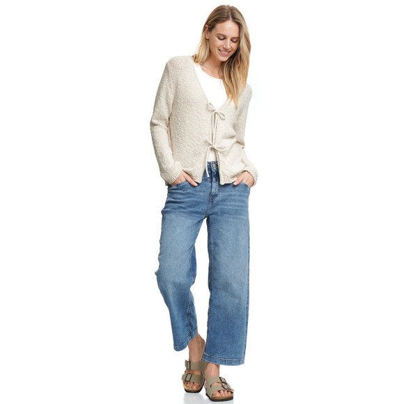 Gina Benotti Damen Strickjacke mit Bindebändern