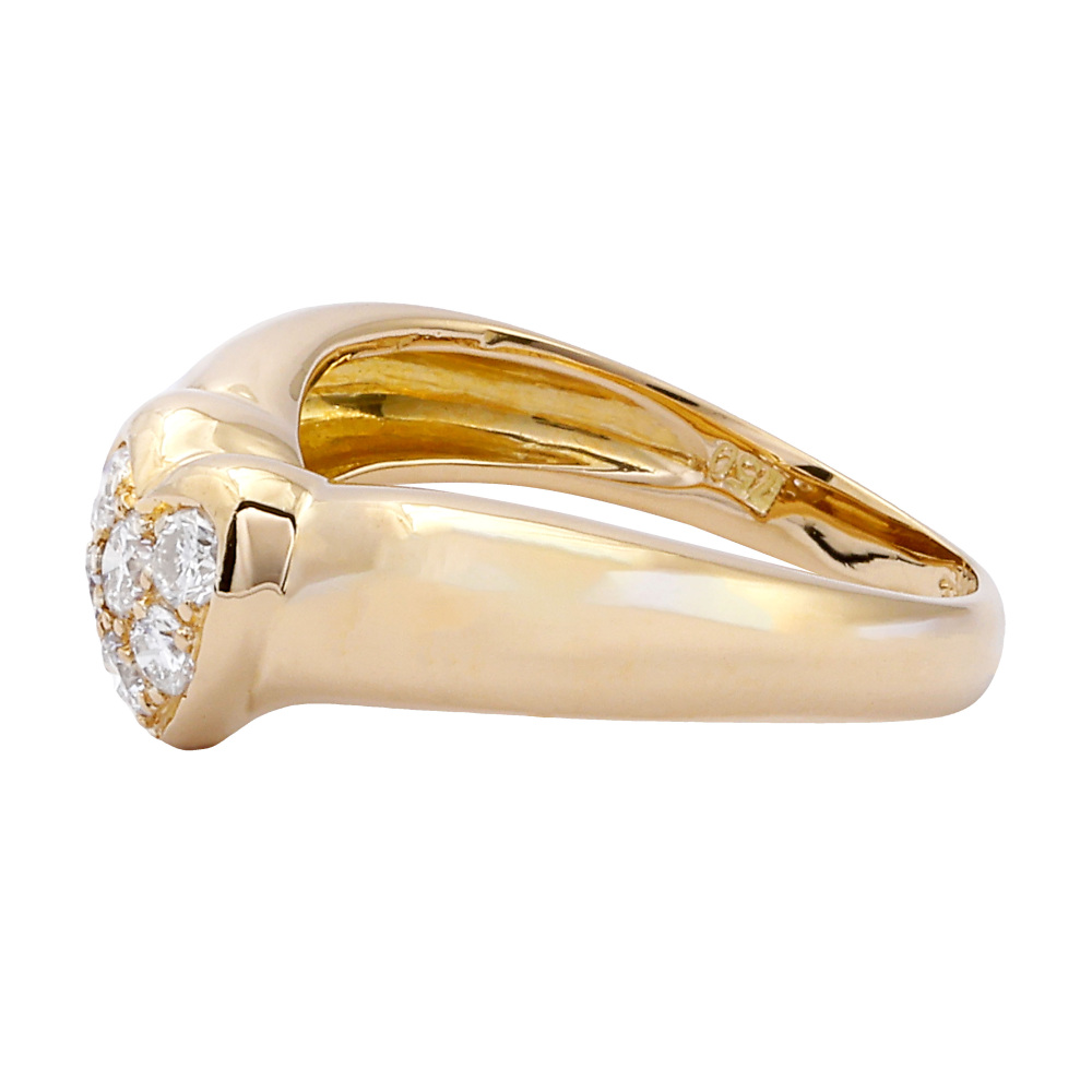 Tiffany & Co. Tiffany Heart Diamond K18YG Yellow Gold Ring