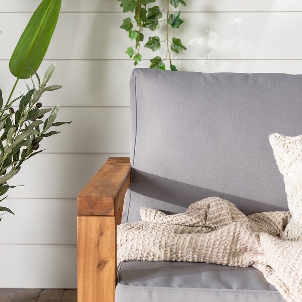 Middlebrook Hudson Acacia Frame Love Seat