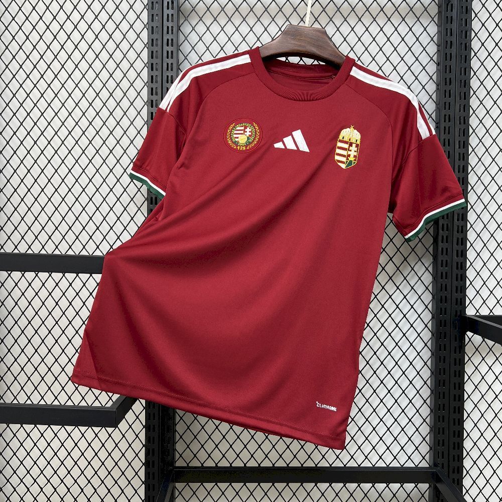 Mens Hungary 2025-26 Home Jersey