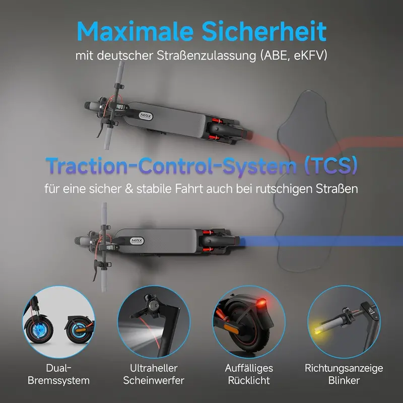 Xiaomi Electric Scooter – Germany-Certified (20 km/h), 70 km Range, Dual Brakes, App-Enabled