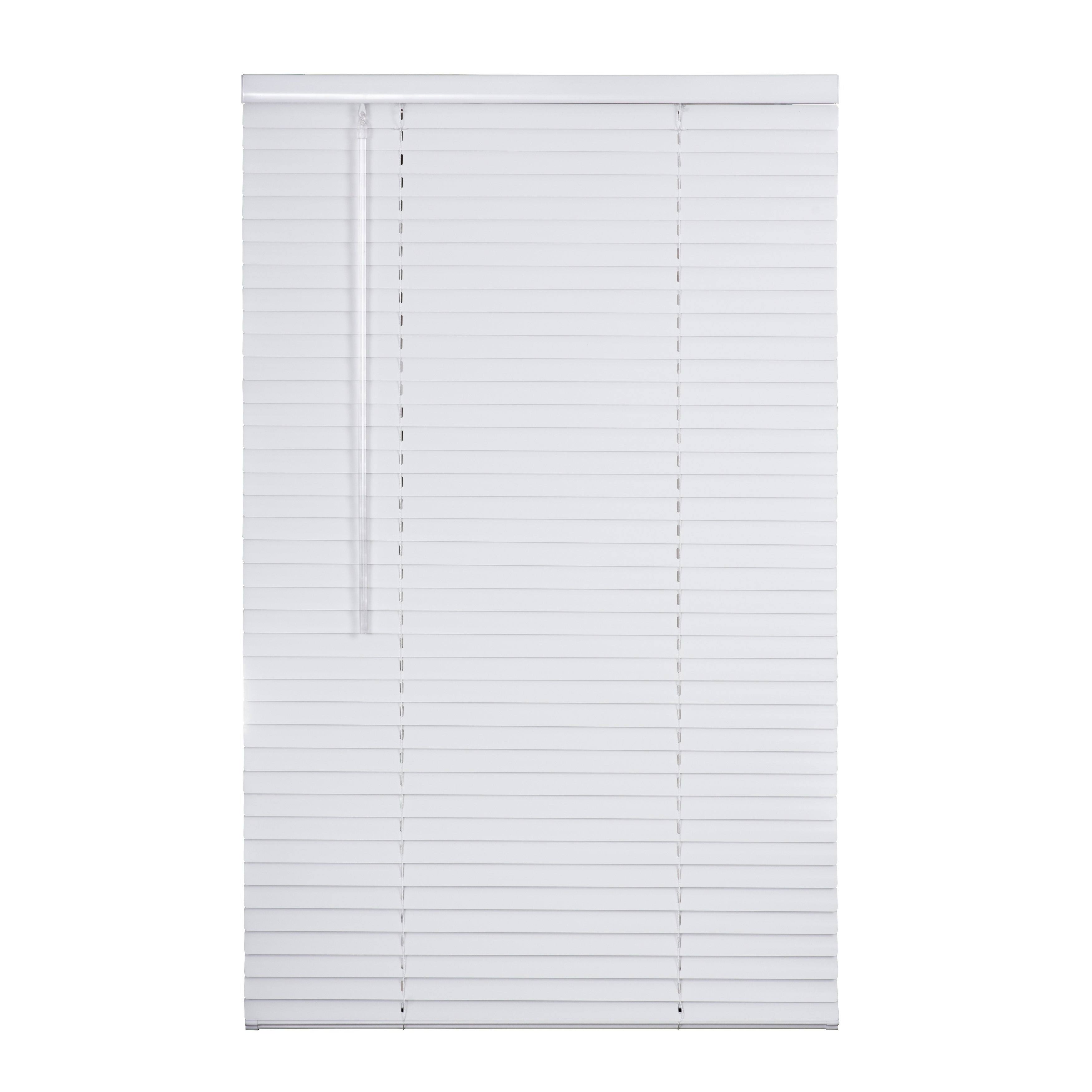 Lotus u0026 Windoware 59 x 60 in. Aluminum Cordless Blind in White