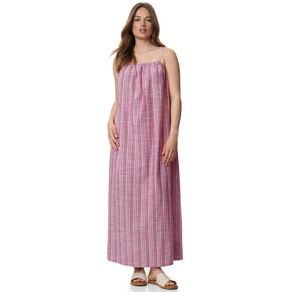 Jonas Nielsen Damen Maxi-Kleid mit Streifenmuster