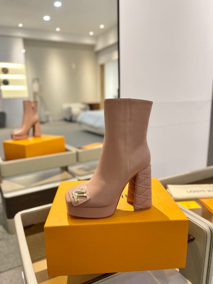 Louis Vuitton Shake Platform Ankle Boot Brown